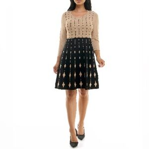 Fit & Flare Sweater Dress